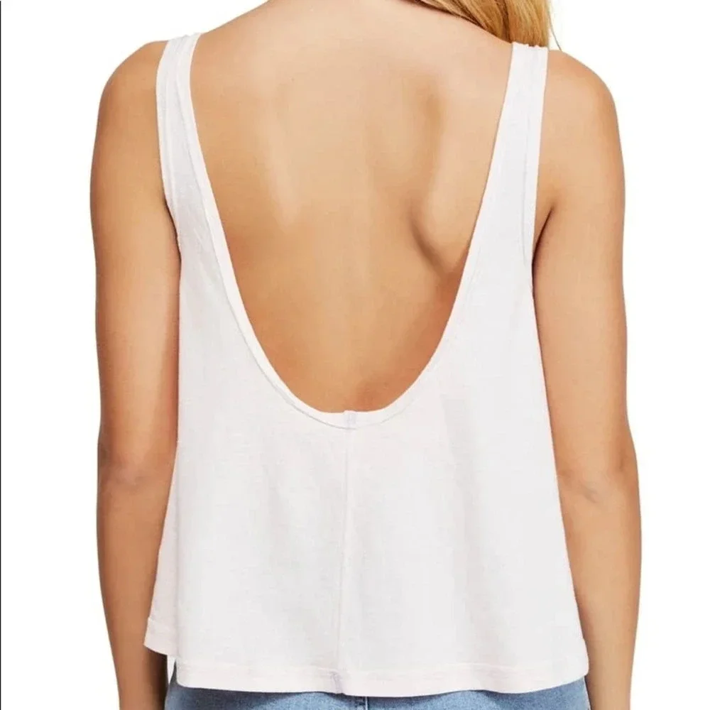 Free People Carly Ring Tank Top Swing Tee Blouse S